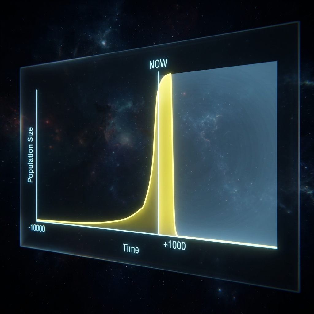 Doomsday Argument Population Graph